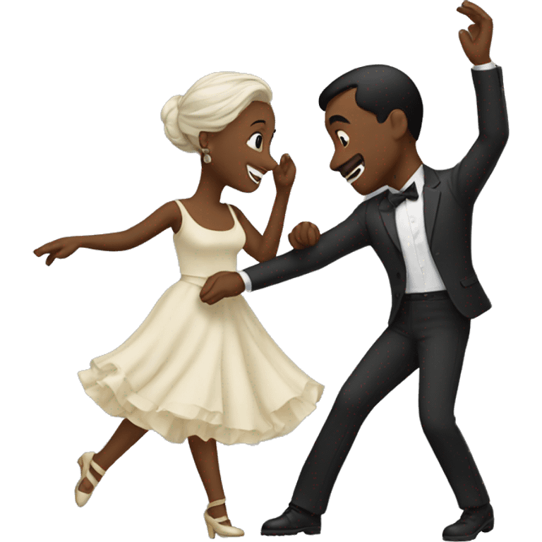 Dancing couples emoji