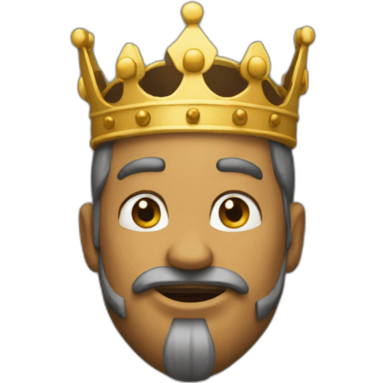 A king  emoji