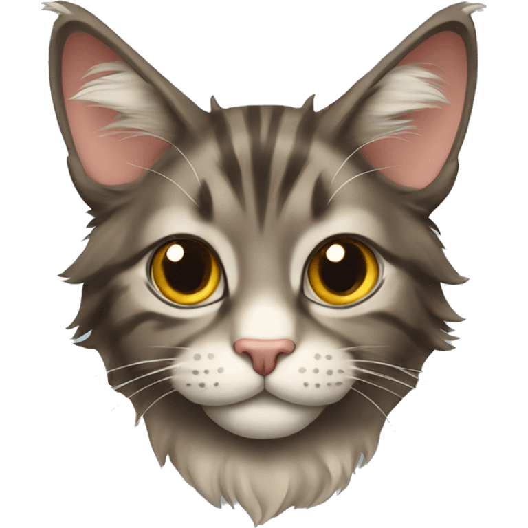 Mainecoon cat emoji