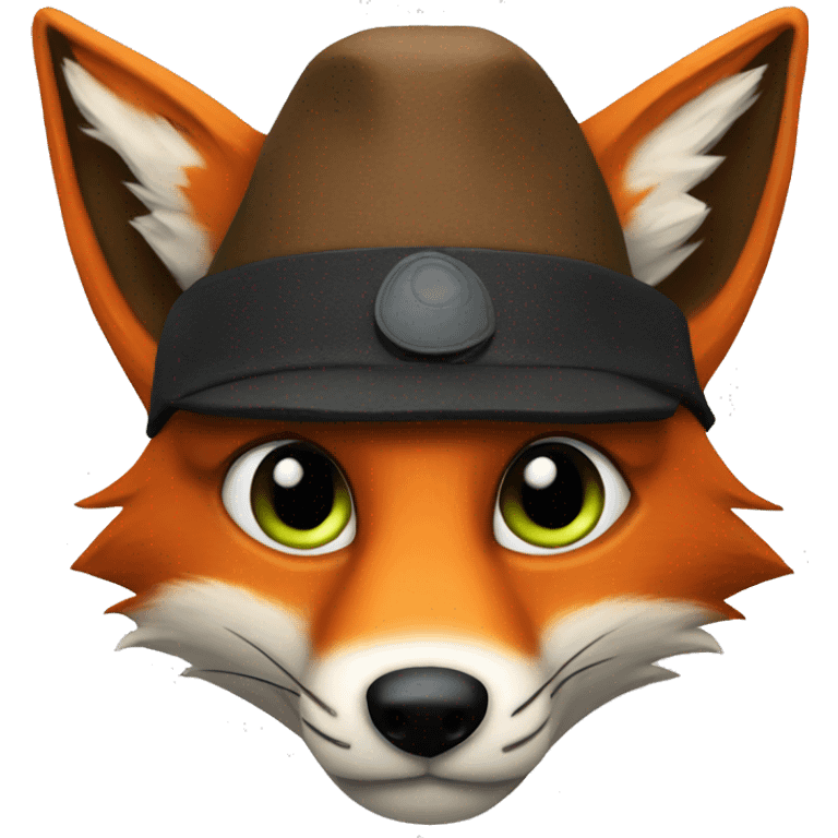 fox animatronic with eyepatch emoji