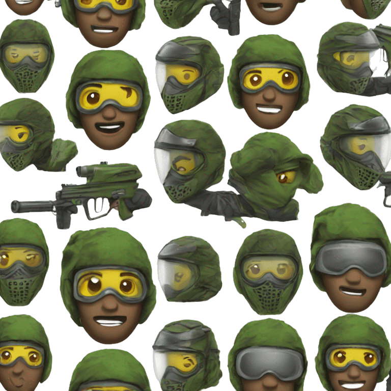 Paintball emoji