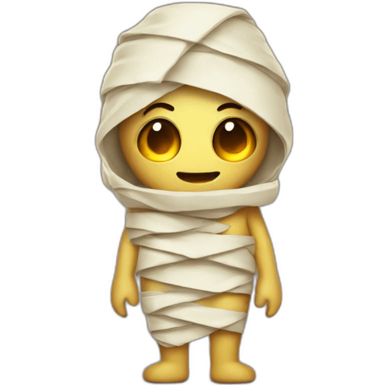 cute halloween mummy emoji