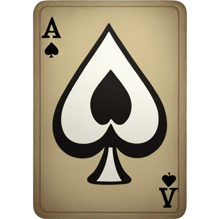 Ace of Spades card emoji