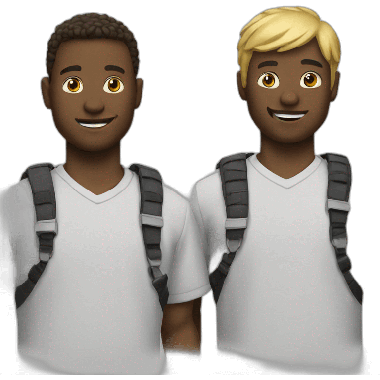 Two go players emoji