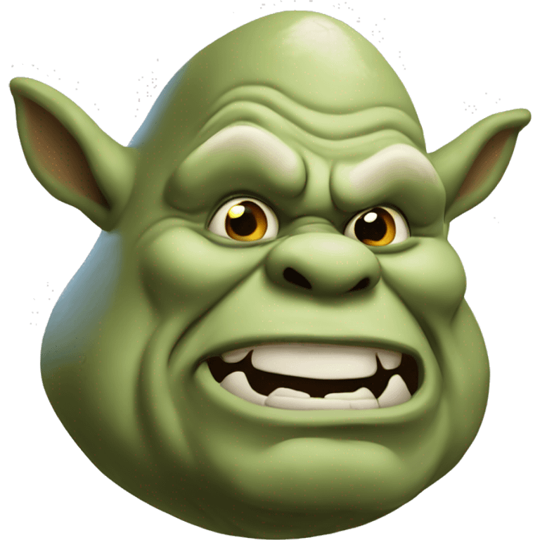 Ogre With can￼ emoji