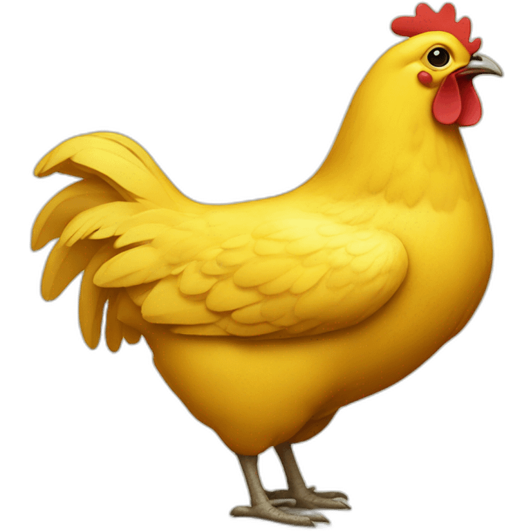 yellow chicken emoji