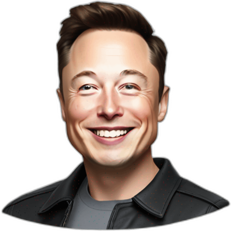 elon musk smiling emoji