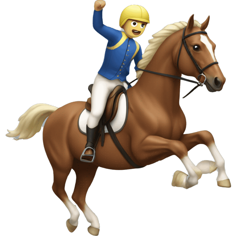 equestrian vaulting emoji