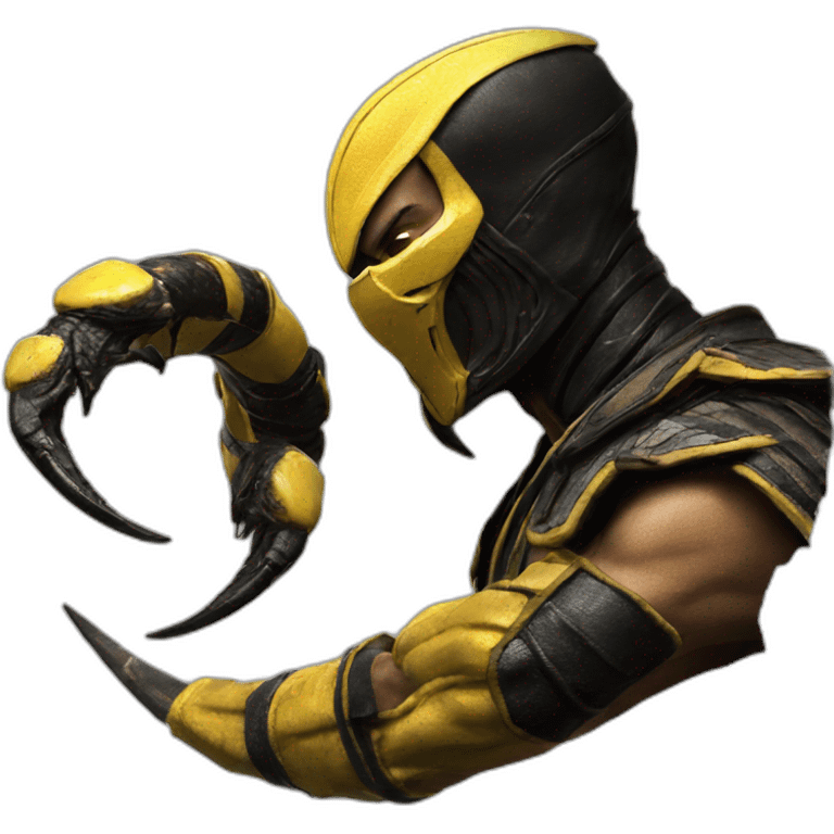 Scorpion mortal kombat 1 realistic emoji