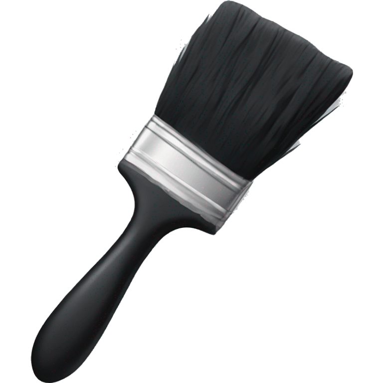 Black paint brush emoji