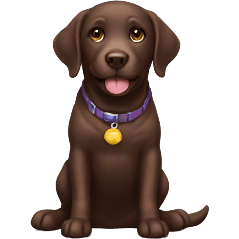 Chocolate Labrador doing play ྀིྀིྀིྀིྀི emoji