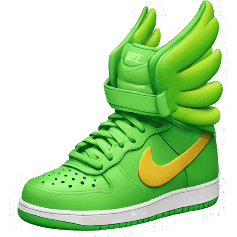 Nike sneaker winged Apple style emoji