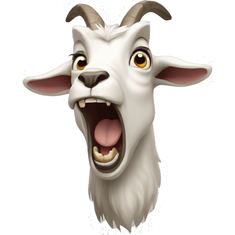 screaming goat emoji