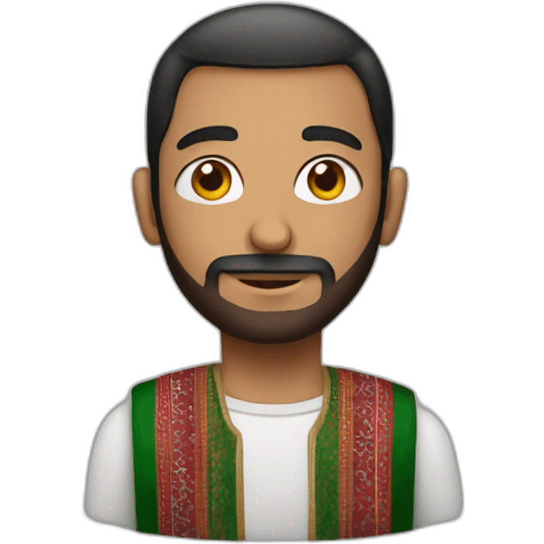 a man wearing Palestinian clothing  emoji