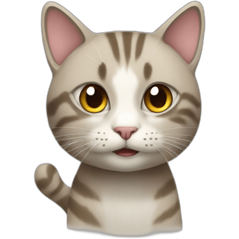 A cat play games emoji