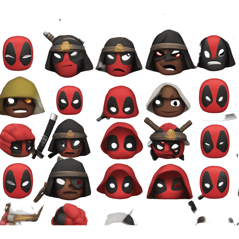 samurai deadpool emoji