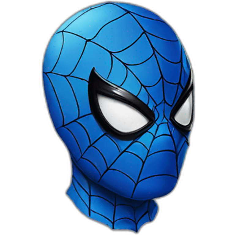 blue spider man emoji