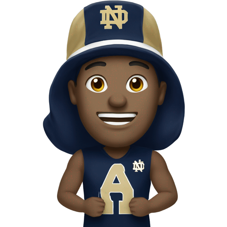 Big Notre Dame fan emoji