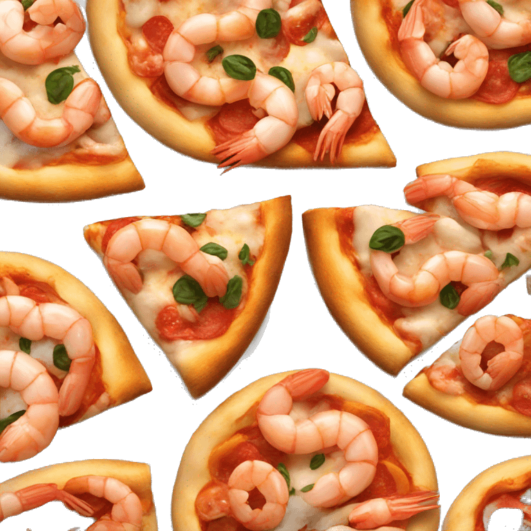 pizza with shrimps emoji