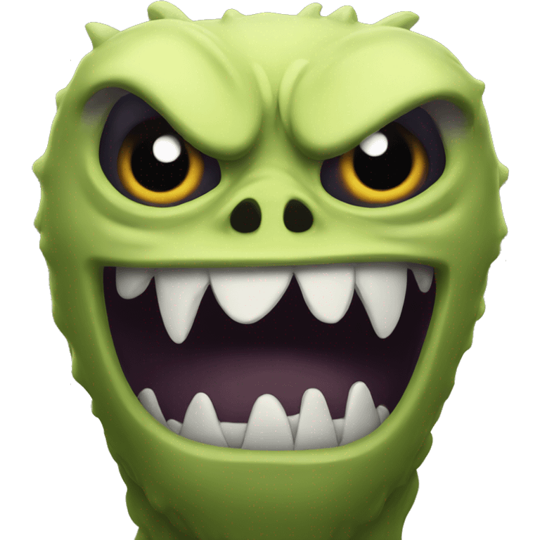 scary monster emoji