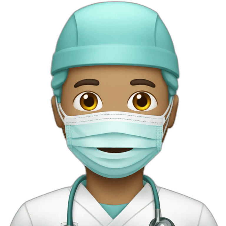 white surgeon emoji