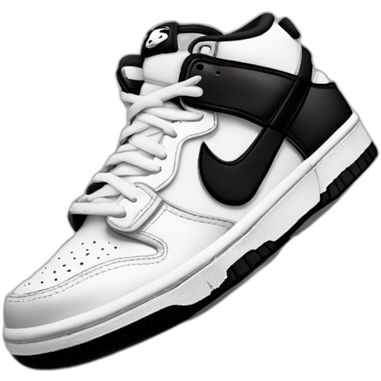 Nike Dunk panda emoji