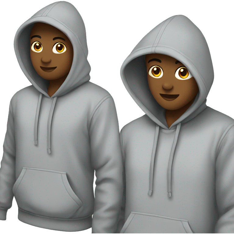 hoodie grey emoji