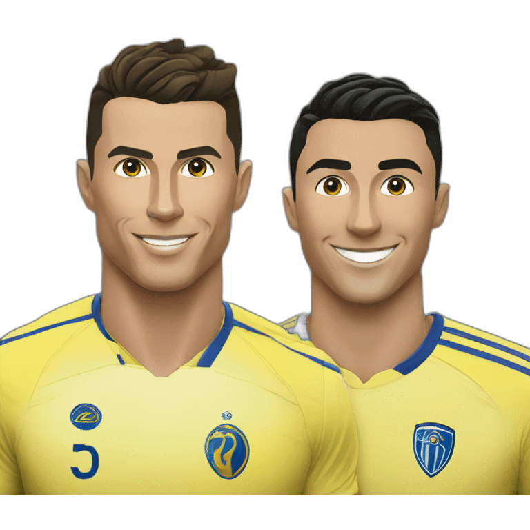 cristiano ronaldo with al nassr emoji