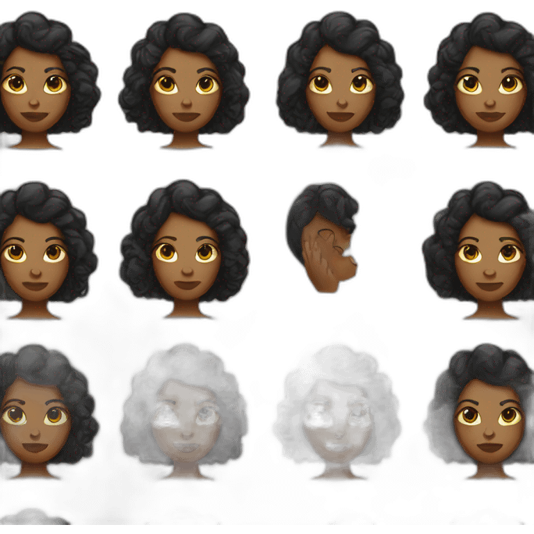 Sassy black woman emoji