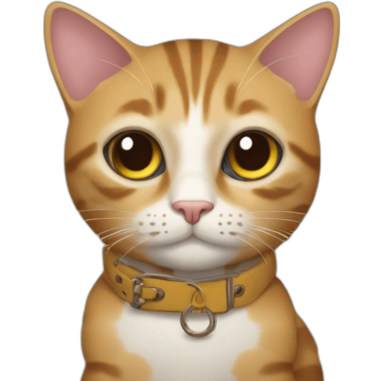 Gato con botas ojitos emoji