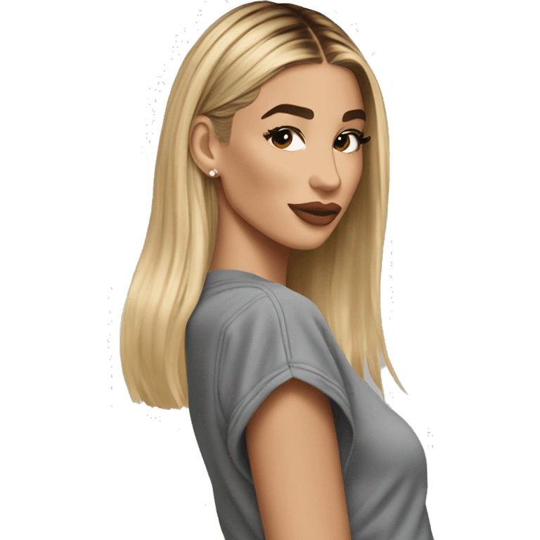 Hailey Bieber emoji