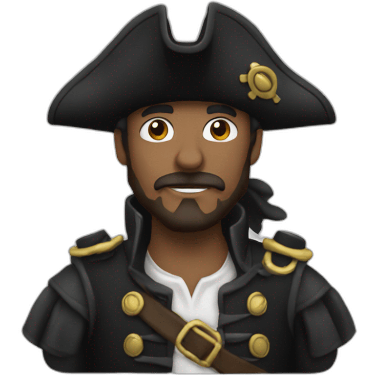 Pirate with cannons for arms emoji