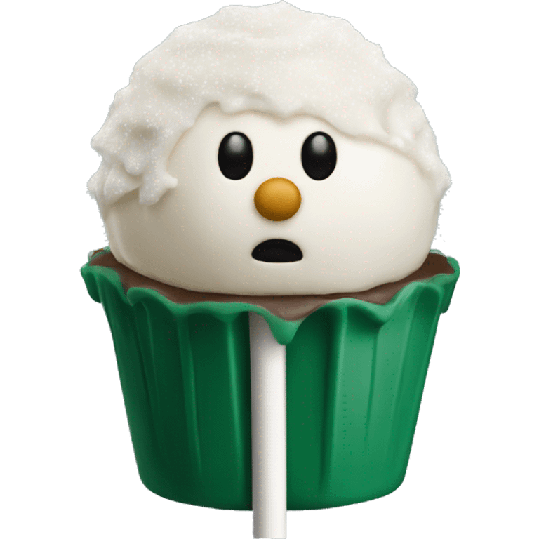 starbucks snowman cake pop emoji