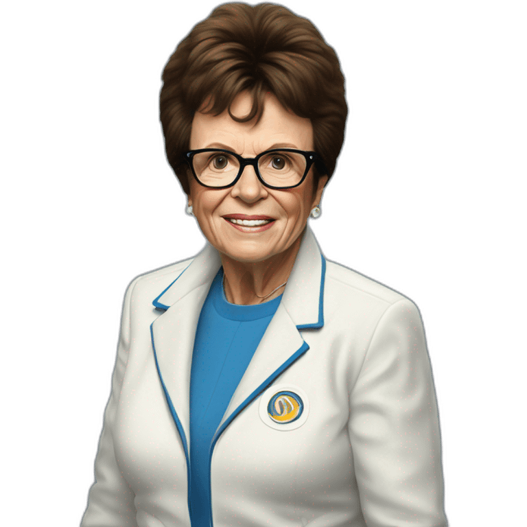 Billie Jean King emoji