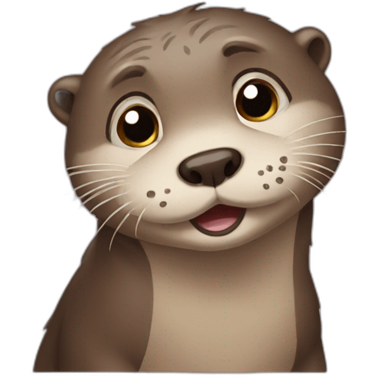 crying otter emoji