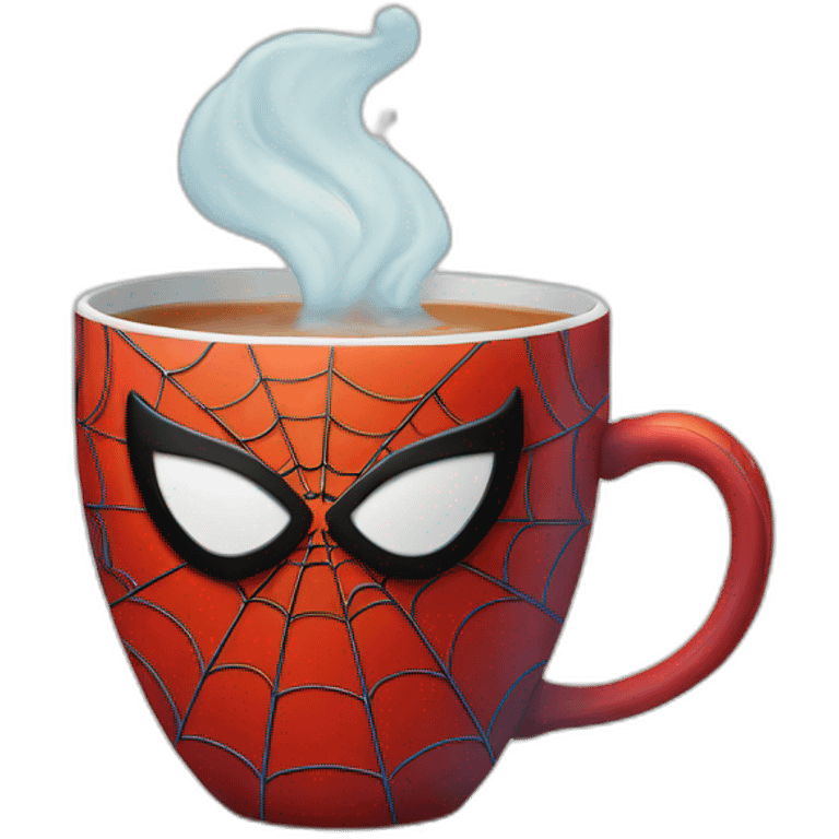 spider man tea emoji