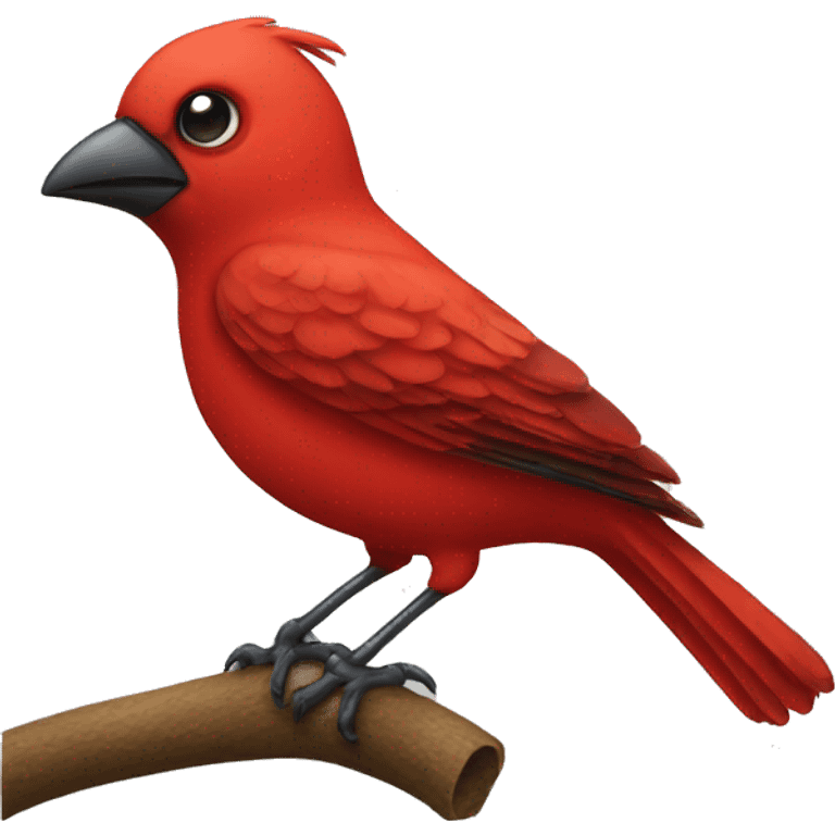 Red bird emoji