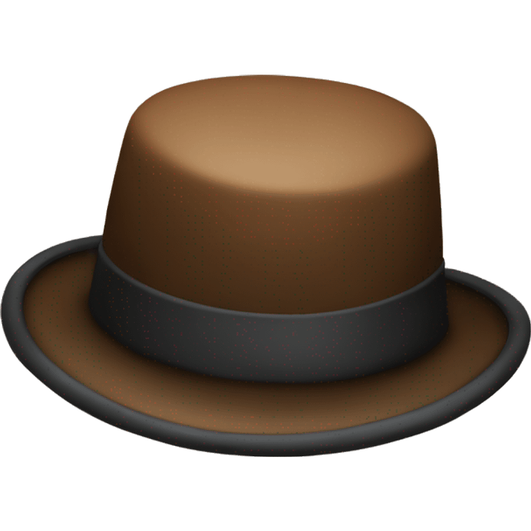 Bowler hat on poop emoji emoji