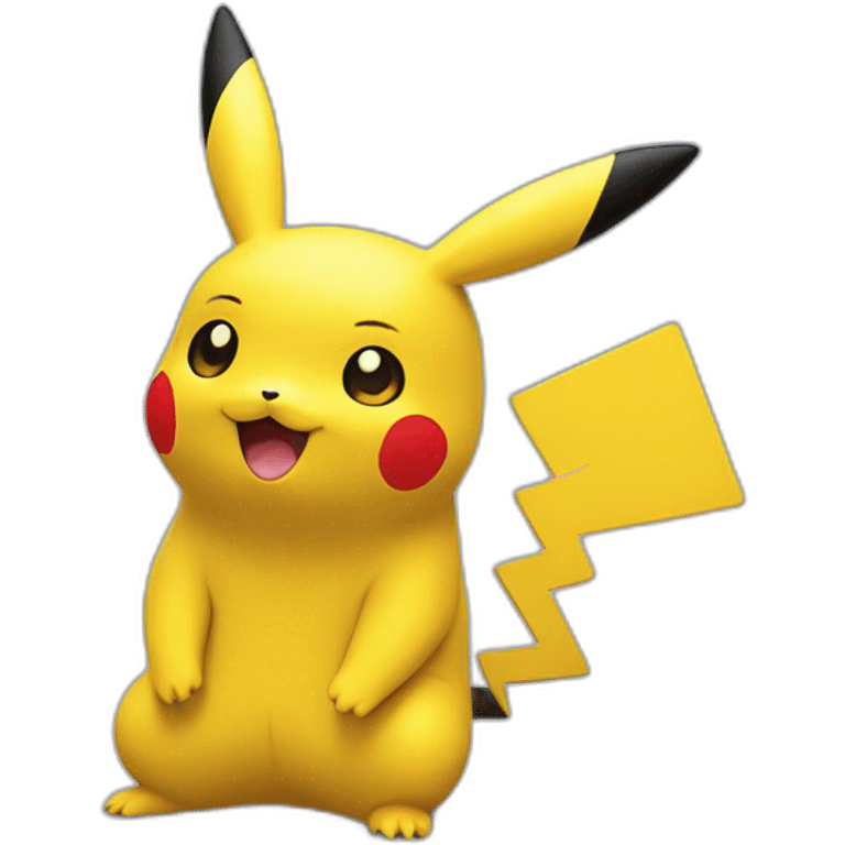 Pikachu in a figma ste emoji