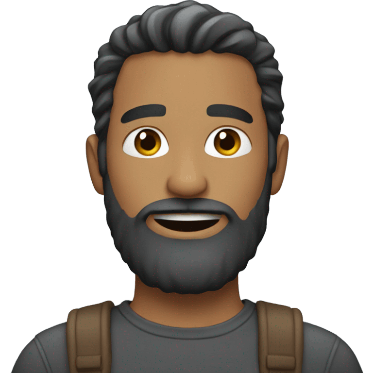 Guy with beard emoji