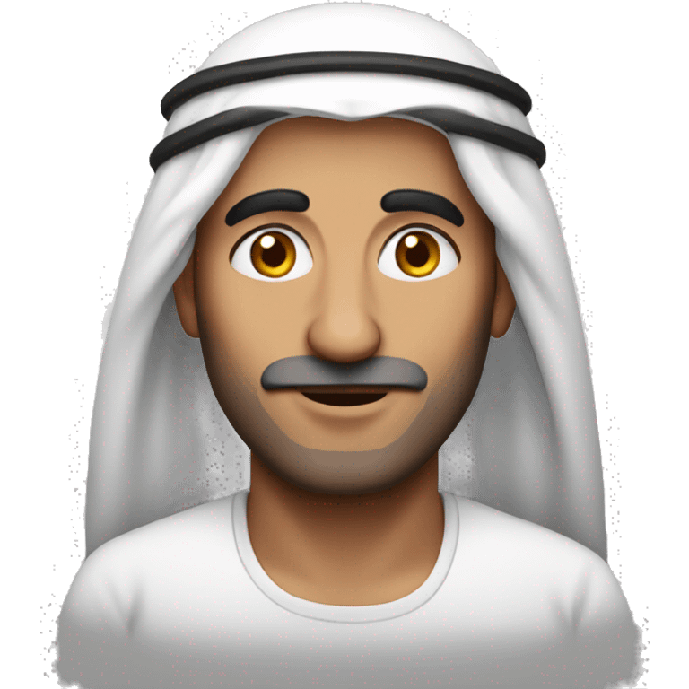 Arab middle-aged man emoji