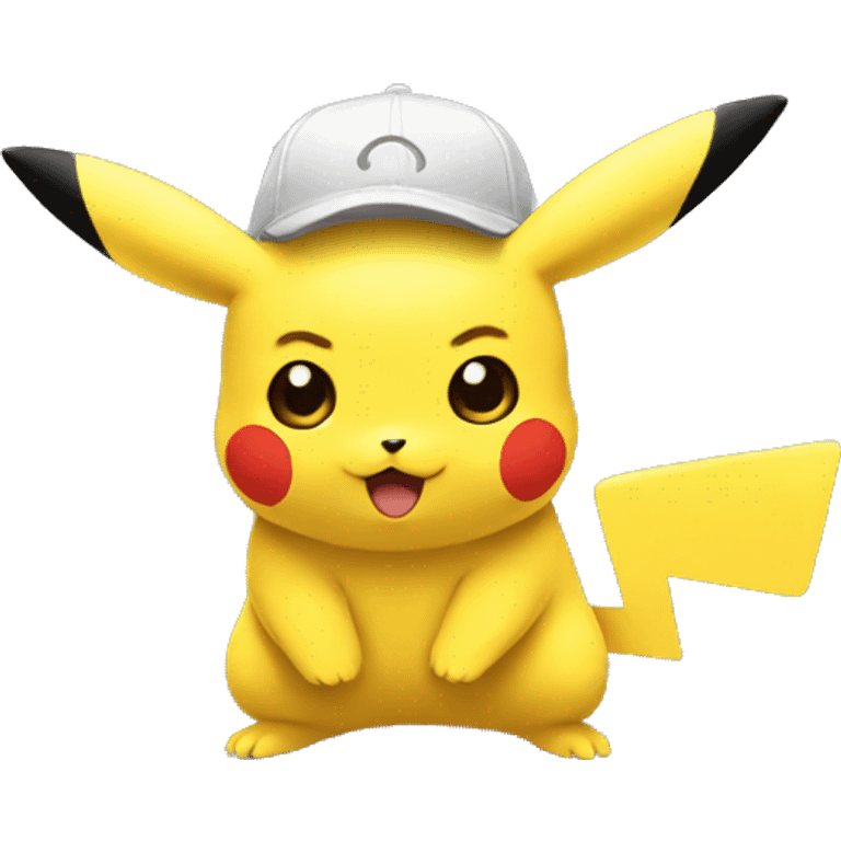 Pikachu working emoji