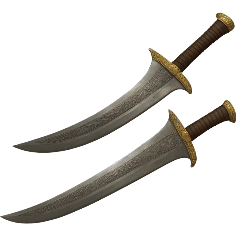 Ottoman turkish scimitar pala kilij sword emoji