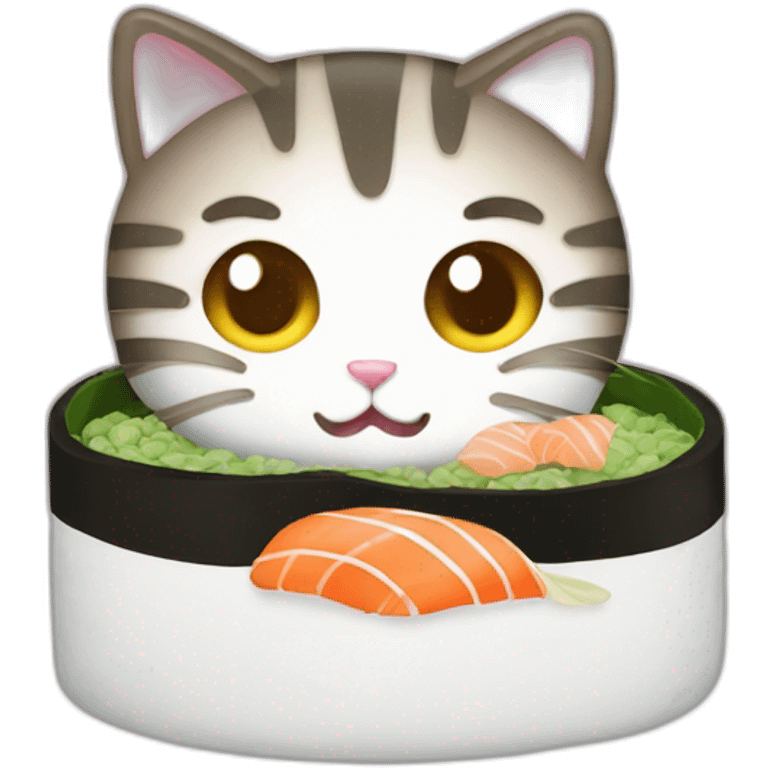 sushi cat emoji