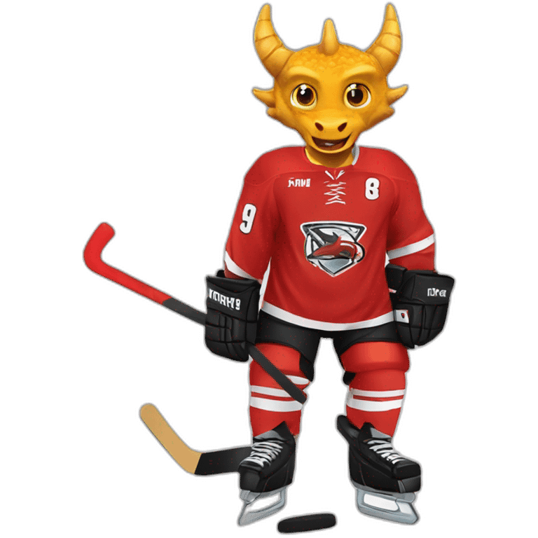 Dragon Fribourg Gotteron hockey emoji