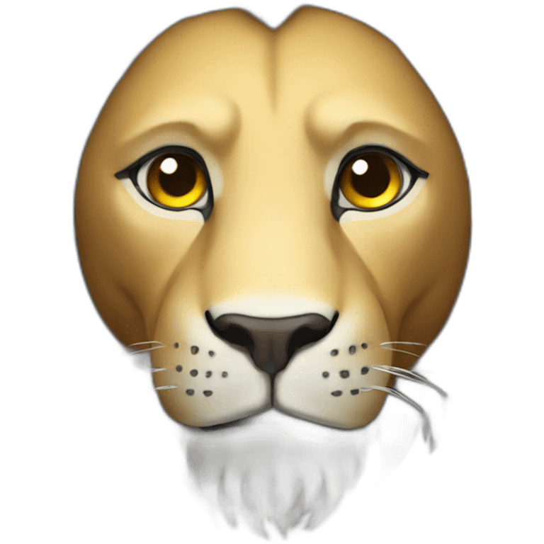 robot lion face emoji