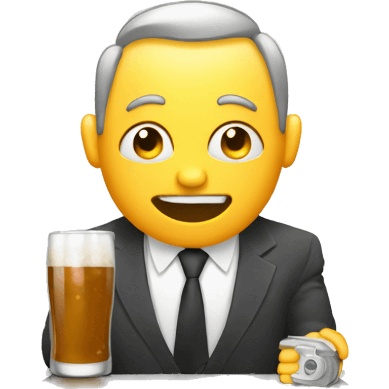 workaholic alkoholic emoji