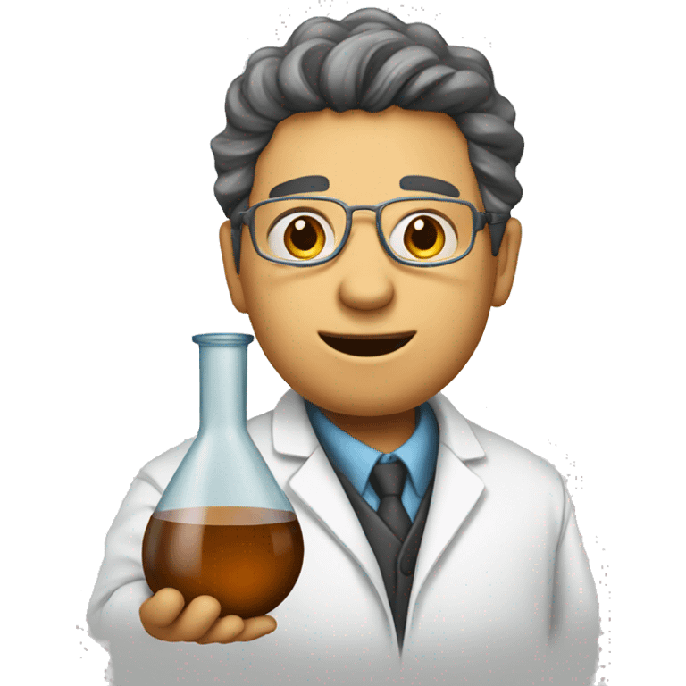 Scientist with flask emoji