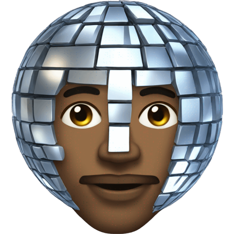 a man in the form of a disco ball


 emoji