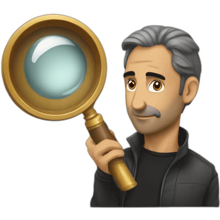 Zemmour avec une loupe ?  emoji